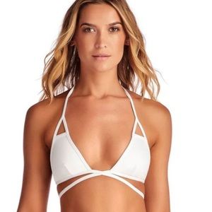 Vitamin A Full Bikini - Serra Wrap Keyhole Bikini Top and Samba Hipster Bottoms